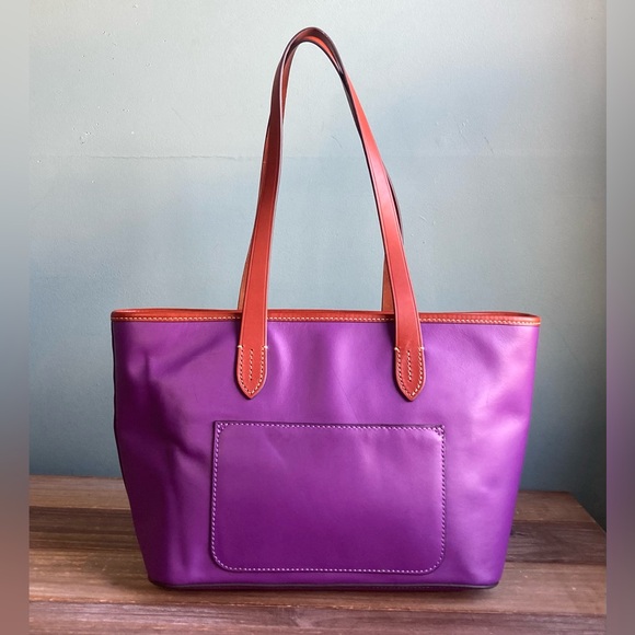 Dooney & Bourke Coated Canvas and Leather Bag - Picture 9 of 10